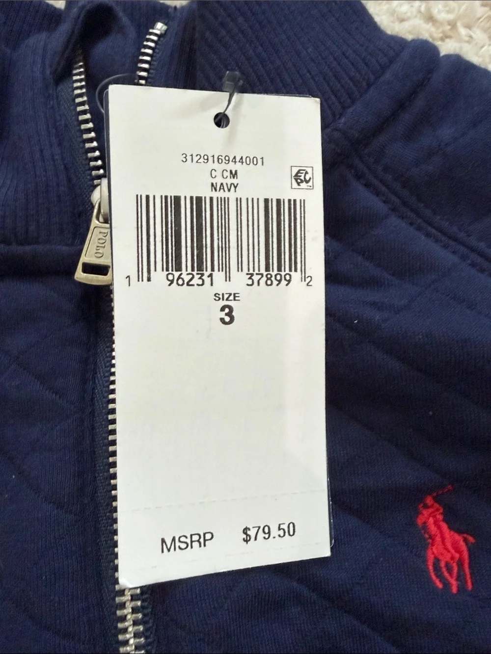 Ralph Lauren Navy Kids Polo & Graphic Tee Set with White Shorts LOT 2T/3T
